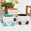 B97A-Kaffeetassen, Niedliche Lustige Tasse für Frauen, 12,8 oz/380 ml Kaffee-Teetassen, Büro-Tasse Geschenk