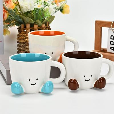 B97A-Coffee Mugs,Cute Funny Mug For Women, 12.8Oz/380Ml  Coffee Tea Cups, Office Mug Gift