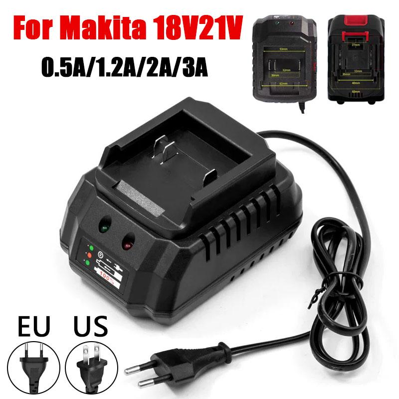 Battery Charger Suitable For 18V 21V Li-ion Battery Portable FastBrand+ Charger for Battery Replacement EU Plug Us
