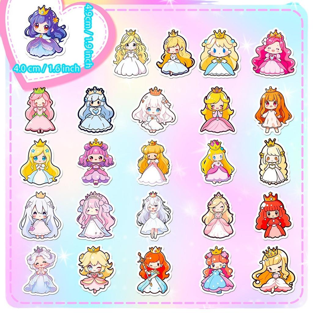 50 Cute Cartoon Stickers Pack Children's Graffiti Creative Stickers Water Cup Flat Waterproof Graffiti Stickers