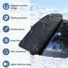 Windshield Snow Cover 3 Layers Magnetic Windproof Auto Supplies Winter Windshield Covers For Escape Cold Ice Frost Rain Freeze