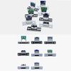 USB 3.1 Typ C-Buchse mit Schraubbefestigungsplatte Typ-C USB-Buchse 3.1 Typ-C 2-polige 4-polige 5-polige 6-polige Buchse