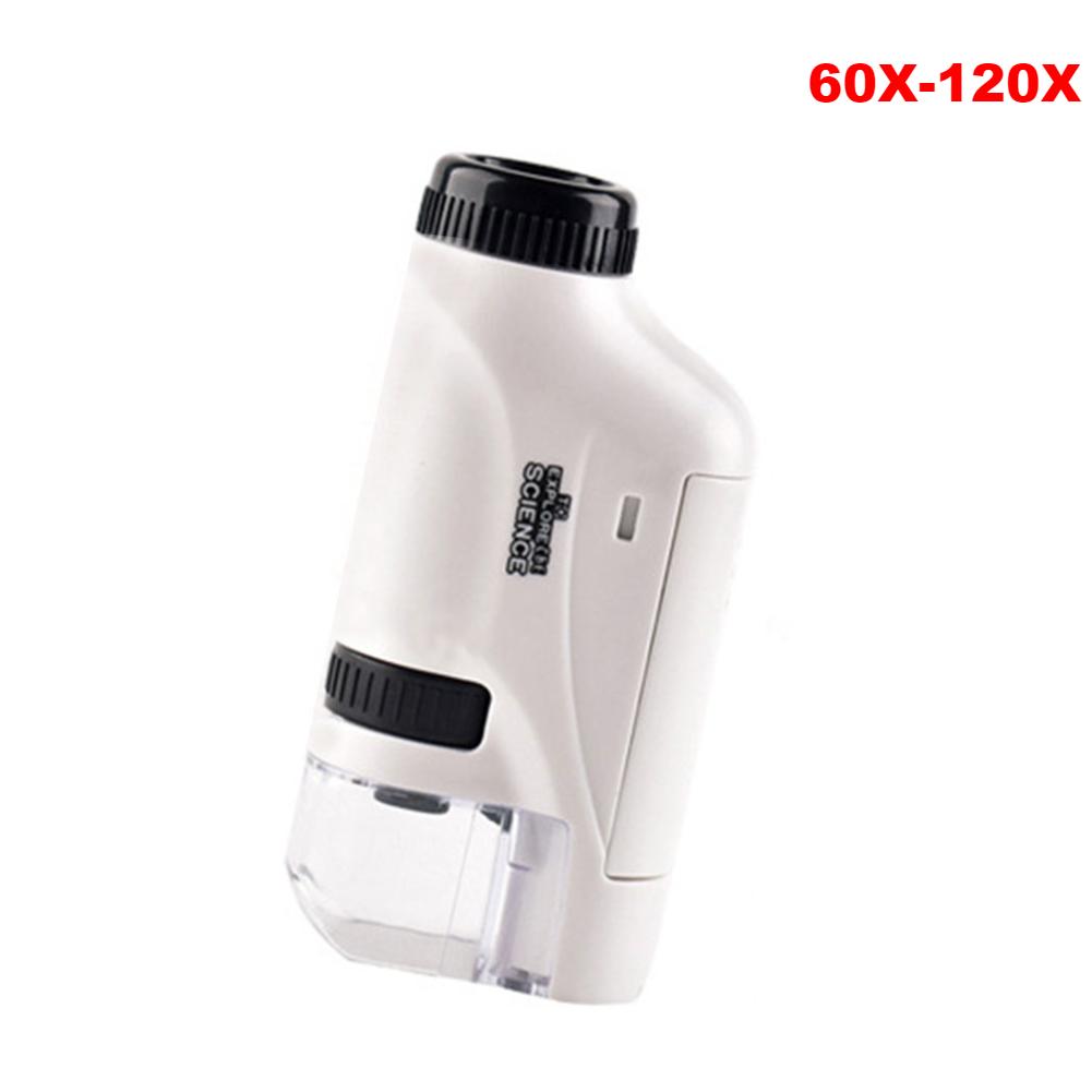1000x Kid Microscope Lab Digital Microscopes 2 Inch IPS Screen Electronic Magnifier Camera with 8 LED Light Photo Video Function