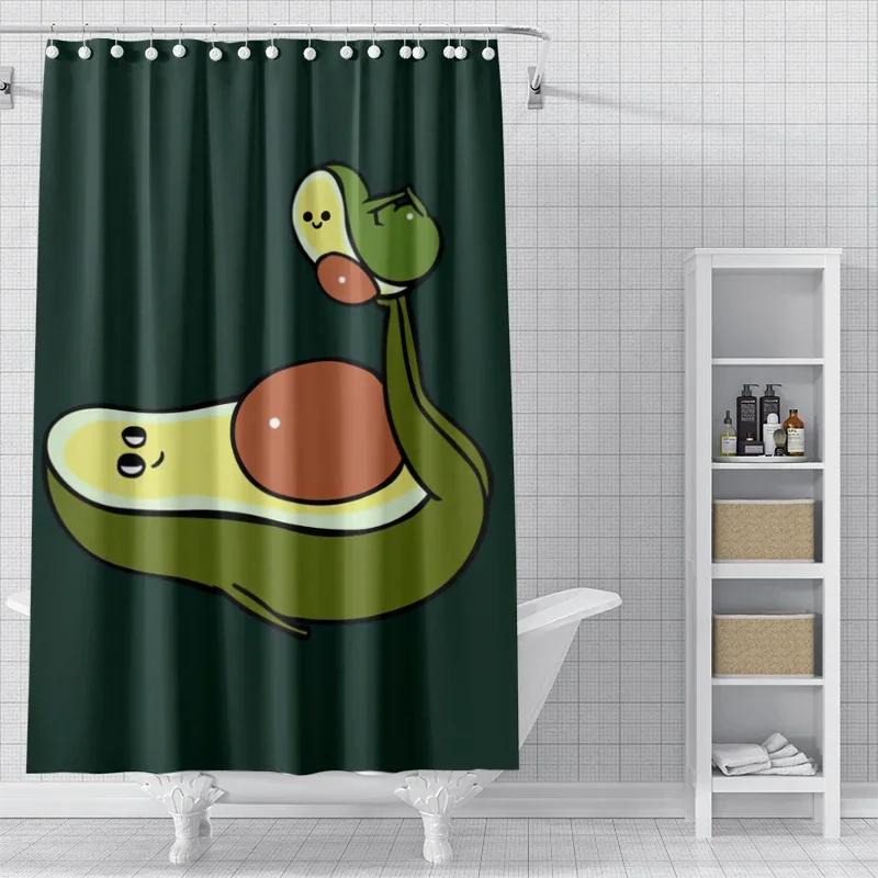 Rideaux De Douche Pour Salle De Bain, Tissu Impermable, Style Nordique Moderne, 180X200, 240X180, Chien Mignon Drôle, Kawaii