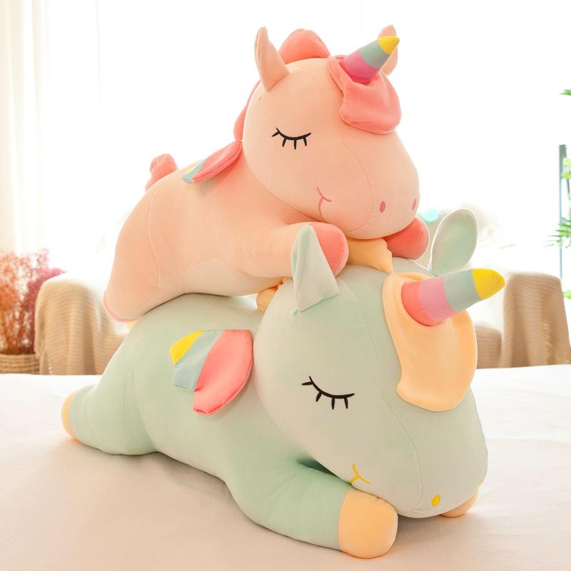 Unicorn doll rainbow angel unicorn plush toy sleeping pillow doll gift