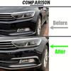 1pair for Volkswagen Passat B8 (overseas Passat) front bumper fog light wind blade decorative strip car sticker modification