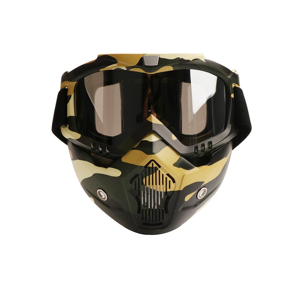 Schutzbrille Wassertransfermaske Abnehmbare Schutzbrille Motorradbrille
