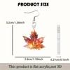 New Thanksgiving 2026 Acrylic Maple Leaf Earrings, New Creative Letters… More
