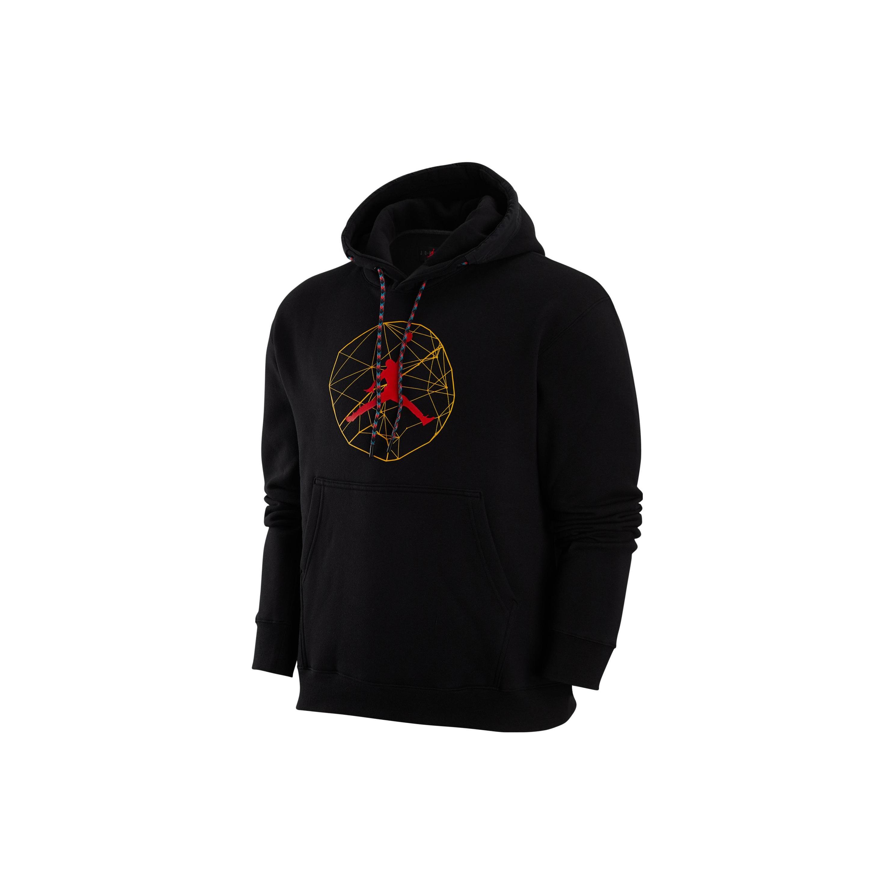 Air Jordan Logo Hoodies Black Men s DX6595-010 S