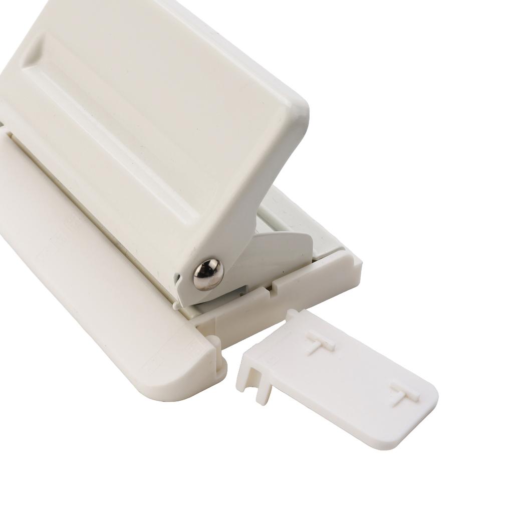 KW triO Handheld DIY Mushroom 4 Holes Punch Puncher Paper Cutter with Ruler 3 Sheets Punch Capacity for Office Home