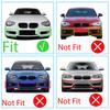 Front Bumper Fog Light Grille Cover For BMW F20 F21 1 Series 116i 118i 120i 2012-2017 Fog Lamp Grilles Trim Frame 51117272557