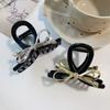 Korean Style Bow Hair Claw Acrylic Bow Crab Clip Cute Metal Bow Claw Clip  Daily