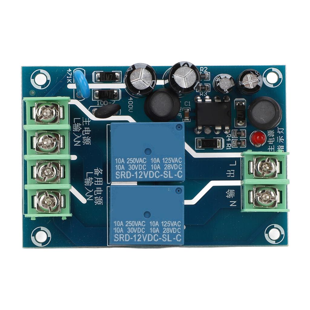 Automatic Power Switching Module 220V 10A 2 Channels 2 Input 1 Output Dual Power Supply Switch