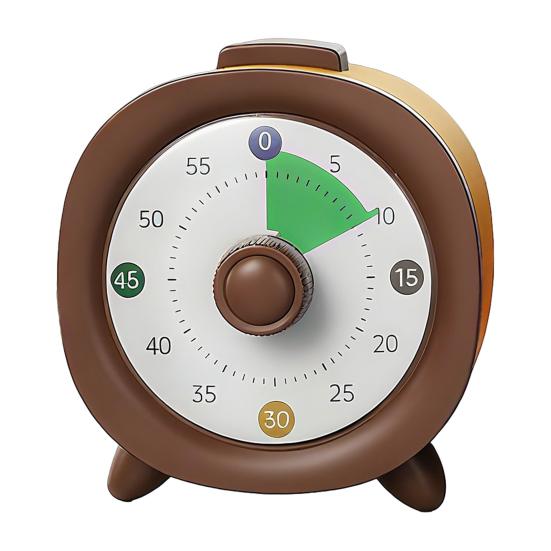 Dětský časovač 60 minut Vizuální časovač Tiché odpočítávání Žádný displej Žádná nastavení Učební časovač Domácí studijní pomůcka