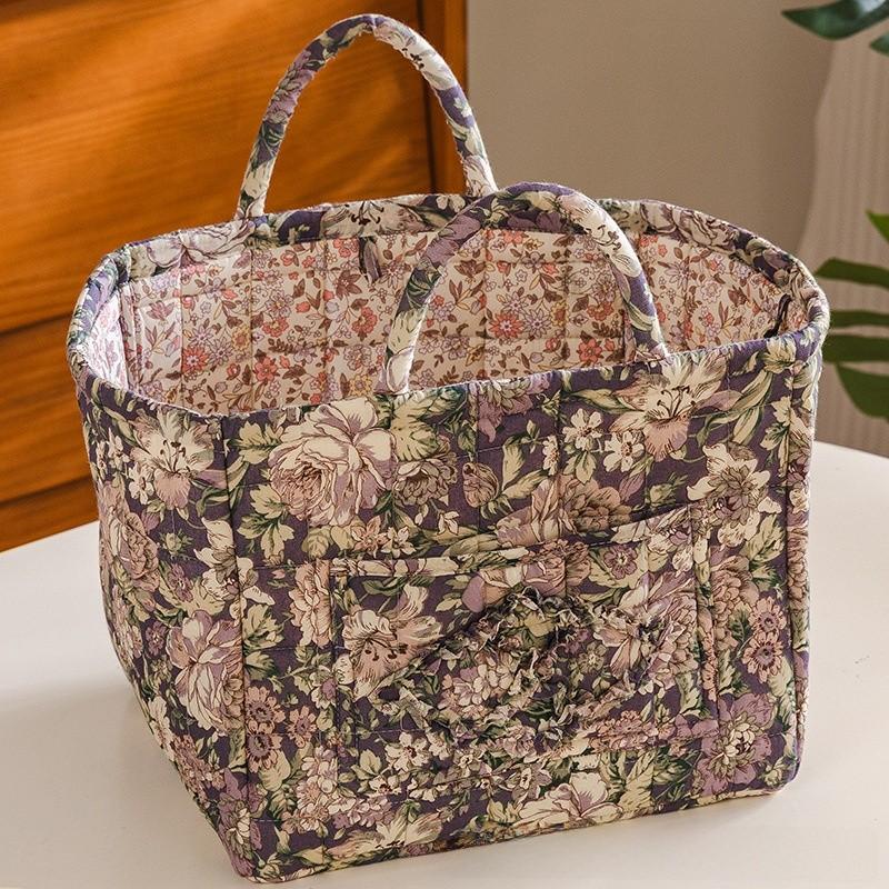 Portable Cotton Underwear Organizer Bag Multi Use Foldable Desktop Storage For Women Bedroom