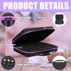 Essential Oil Carrying Case For 60 Bottles 5-10ML Roller Storage Organized EVA Protective Bag for Home and Travel Use