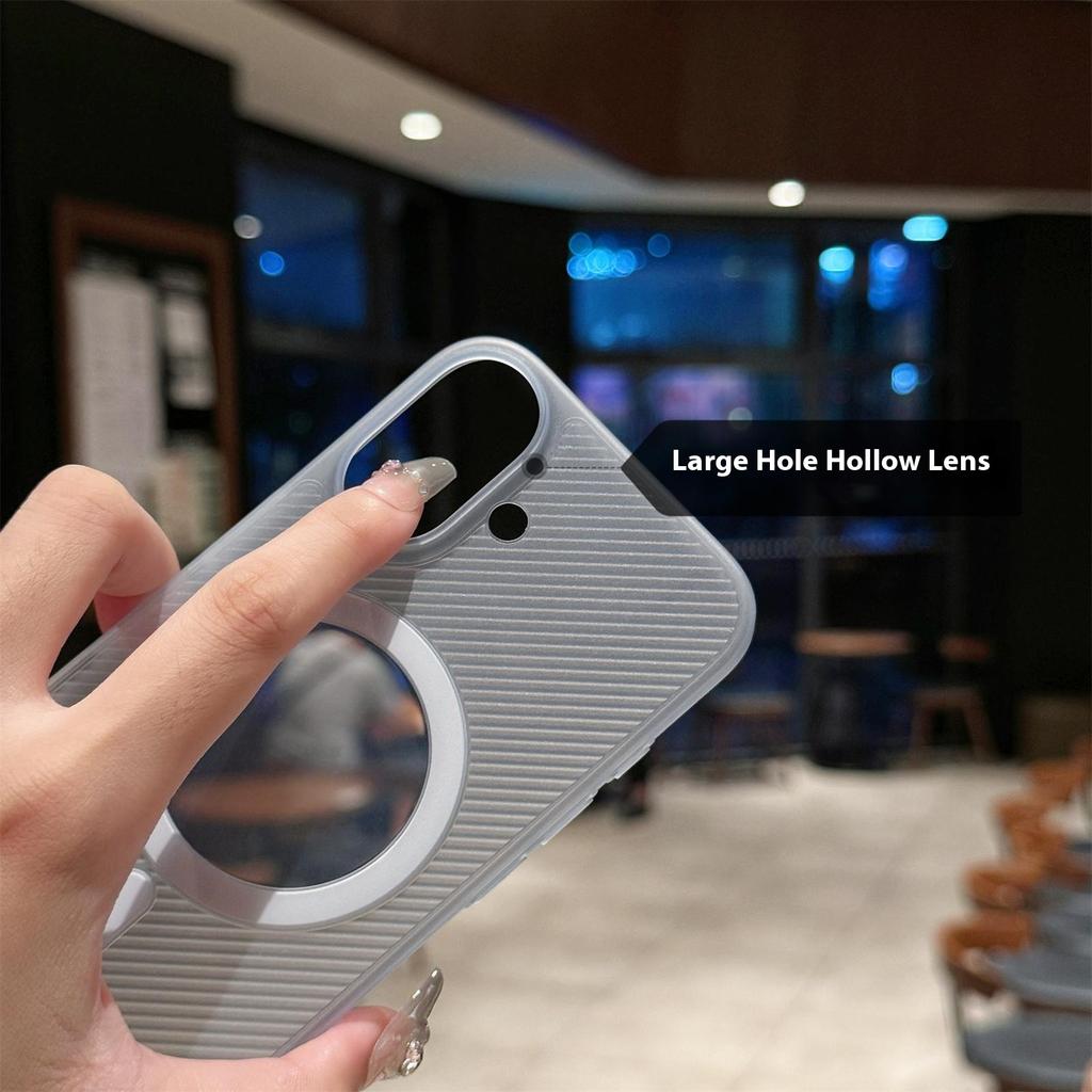 For iPhone 16 Case Compatible with MagSafe Matte PP Ultra-Thin Phone Cover