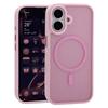 For iPhone 17 Magnetic Case Skin Touch TPU Acrylic Phone Back Cover