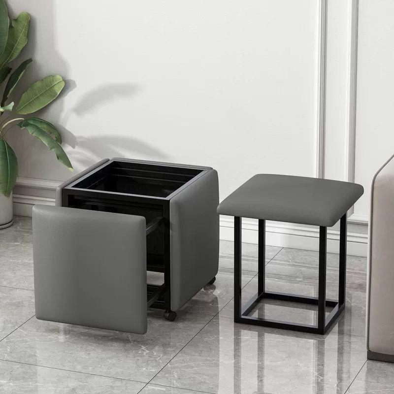 Rubik's Cube Multifunctional Stool: Stackable Sofa, Small Low Stool, Living Room Coffee Table, Storage Solution