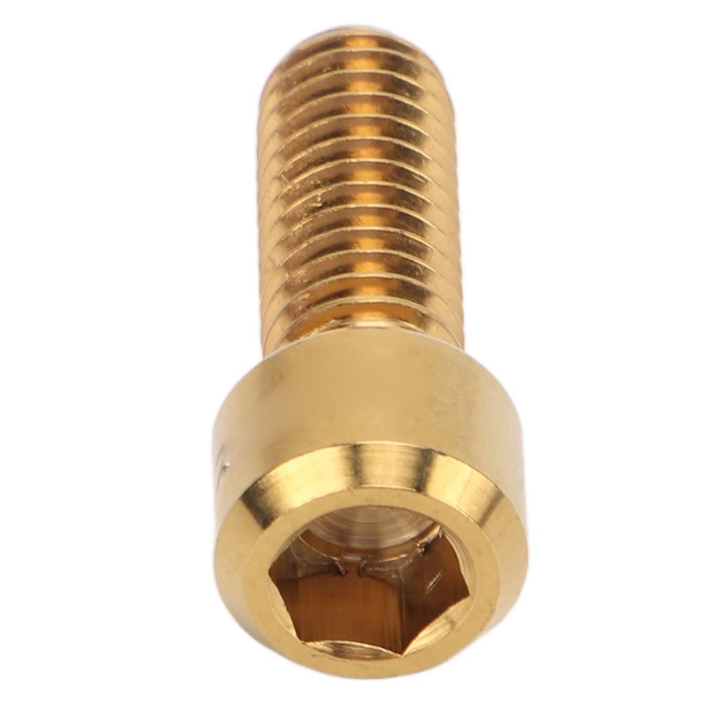 4Pcs Mountian Bike Brake Screws   Alloy M6 16mm Bike Disc Brake Clamp   Fixed Screw   Accessories