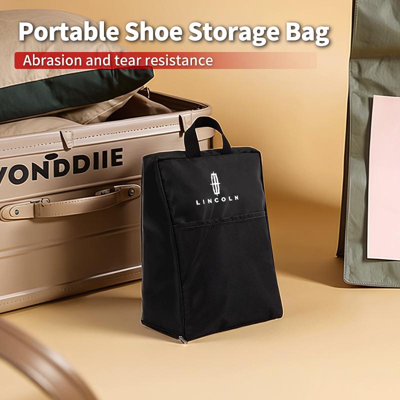 Car Sneaker Organizers Travel Shoe Bag Storage Case For Lincoln MKZ MKX Aviator Navigator Continental Corsair MKC MKT Nautilus