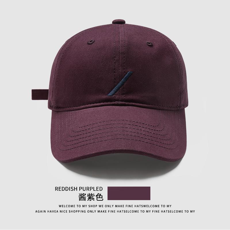 Casual embroidery slash baseball cap children's spring new versatile face cap simple sun hat