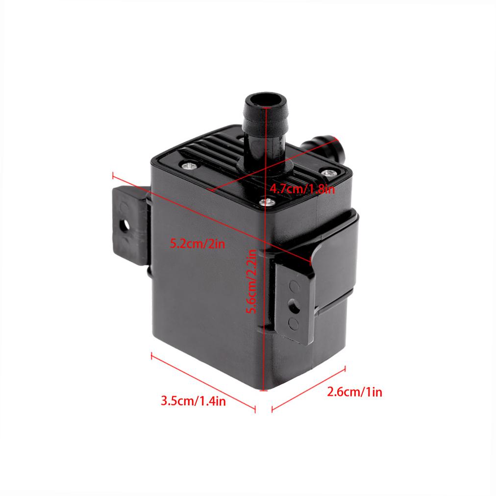 Quiet 12V Brushless Pump 240 LCelsiush Ing 300 Cm Lever Fountain Pump for Aquarium Cooling Humidifier