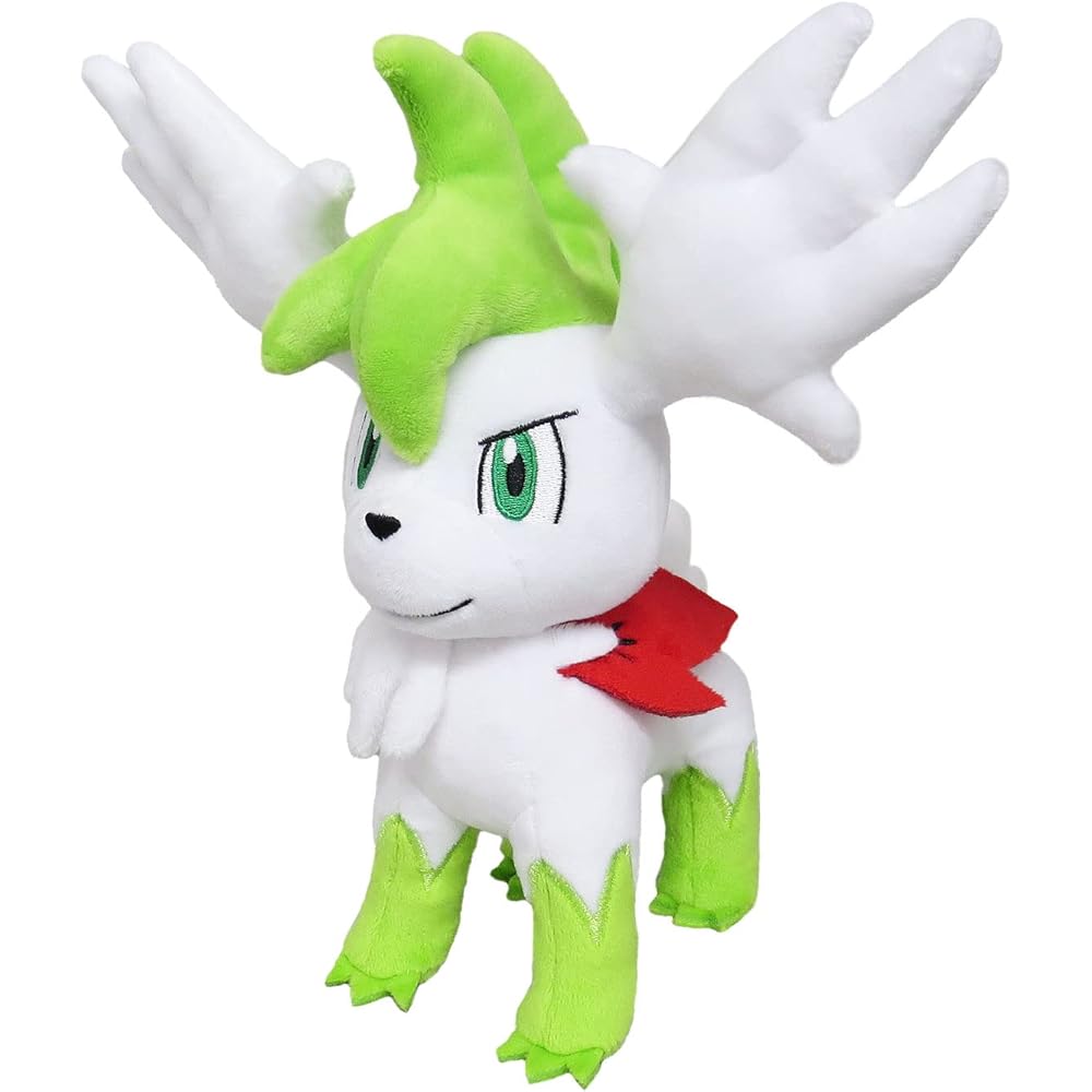 Sanei Boeki Pocket Monster All Star Collection Shaymin Sky Form Plush Toy 24.5x15.5x22cm