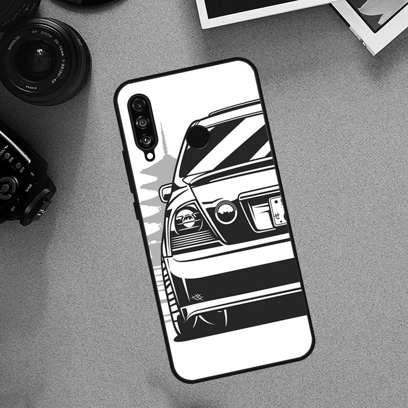 JDM Car For Huawei Nova Y70 Y91 Y72 Y73 Y60 Y90 Y61 8i 7i 11i 12i 12s 9 10 SE P20 P30 P40 Lite Case