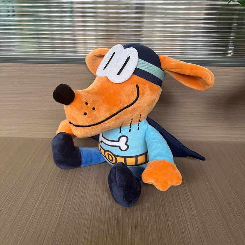 Nuovi Peluche Dog Man Bambola Cane Uomo Peluche Morbido Ripieno Cartoni Animati Animali Giocattoli Regali Per Bambini Bambini Natale Compleanno 25cm