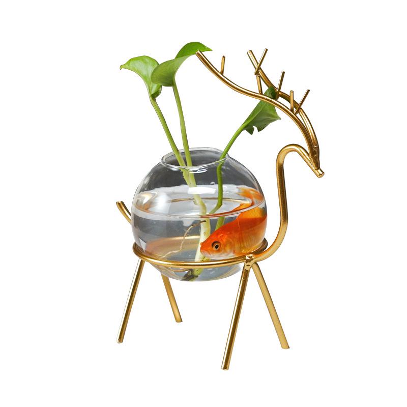 Nordic Hydroponic Flower Pot for Succulents and Water-Grown Plants - Desktop Vase Decoration