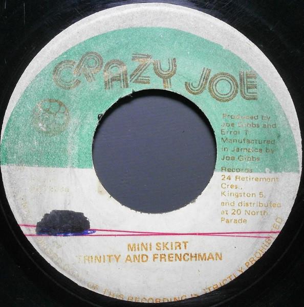 

7inch Record TRINITY Mini Skirt NONE Crazy Joe Jamaica Reggae Ska Dub Used