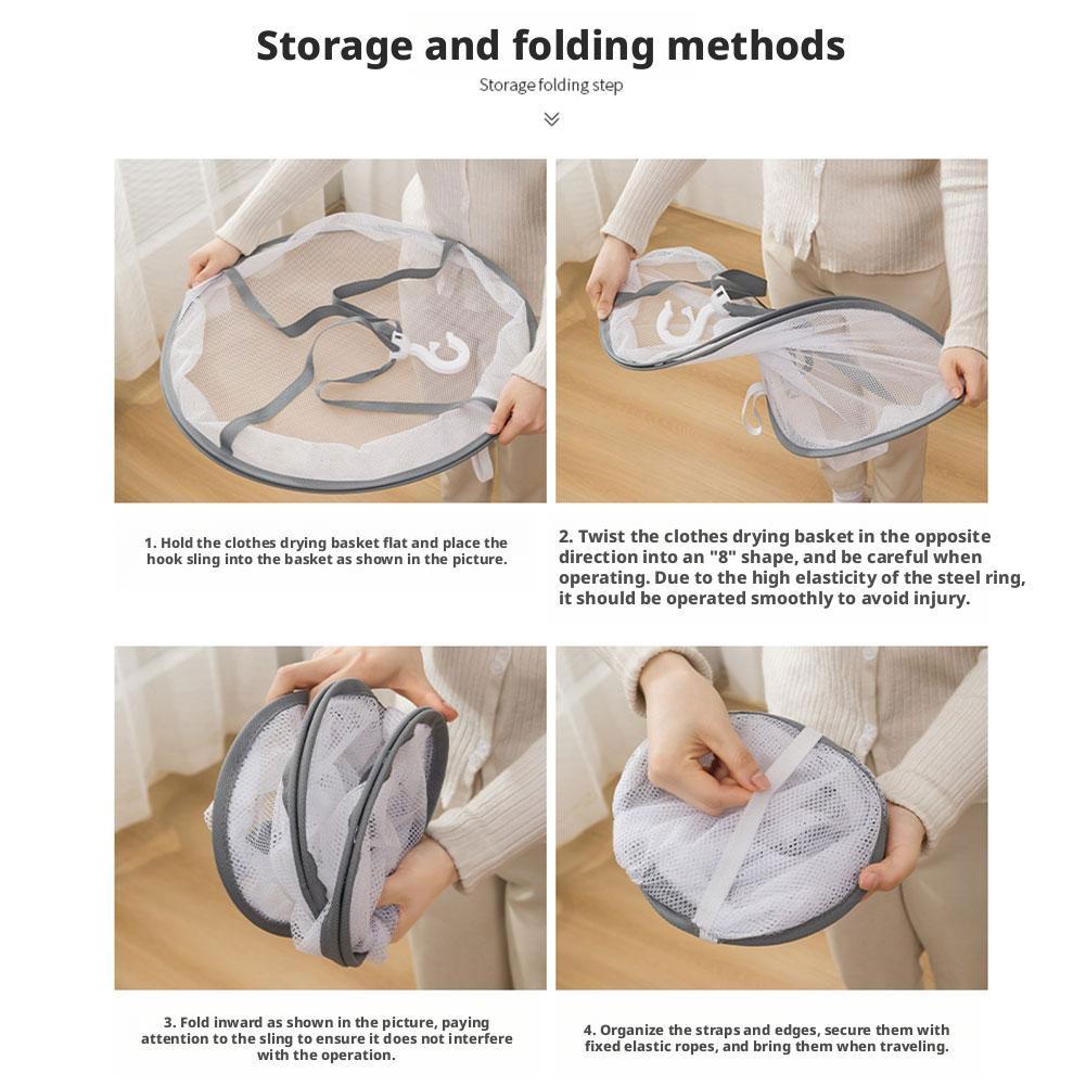 1/2/3 Layers Drying Net Drying Basket For Household Folding Clothing Net Sweater Top Anti Deformation Drying Racks