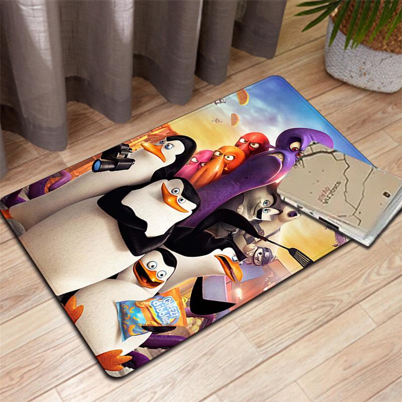 Brave penguin Rug Floor Mat for Living Room or Bedroom Soft and Comfortable Carpet a Gift for Birthday and Holiday.ZFF0913433