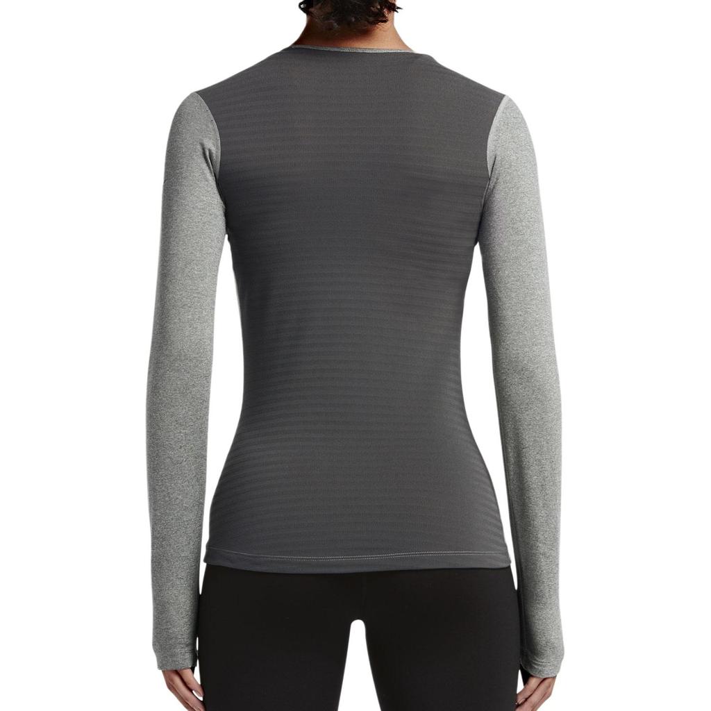 Nike Dri-Fit Soft Comfortable Versatile Crew Neck Breathable Long Sleeve T-Shirt Women Tops 834315-063