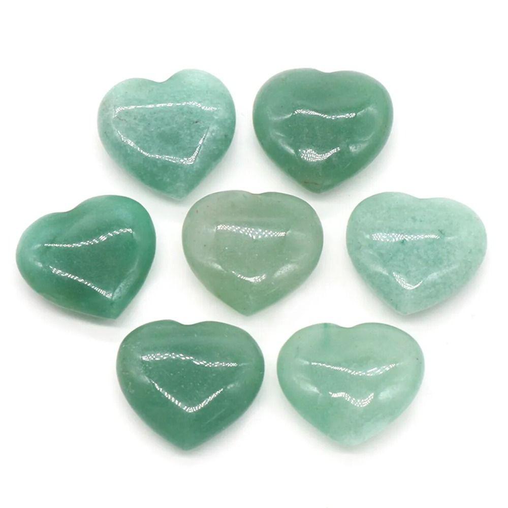 Gemstone Heart-shaped Stone Non-porous Quartz Crystal Ornaments Funny Natural Crystal Stones  Gift