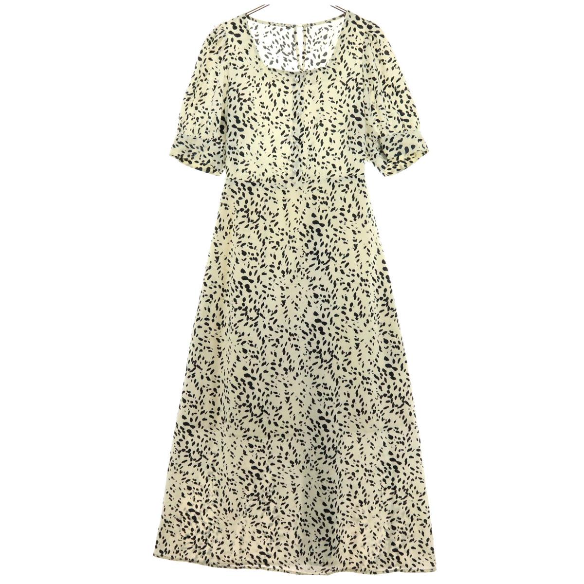 

GRAIL Комбинезон ручка Короткий рукав Длинное платье L Белая система Женщины Б/у