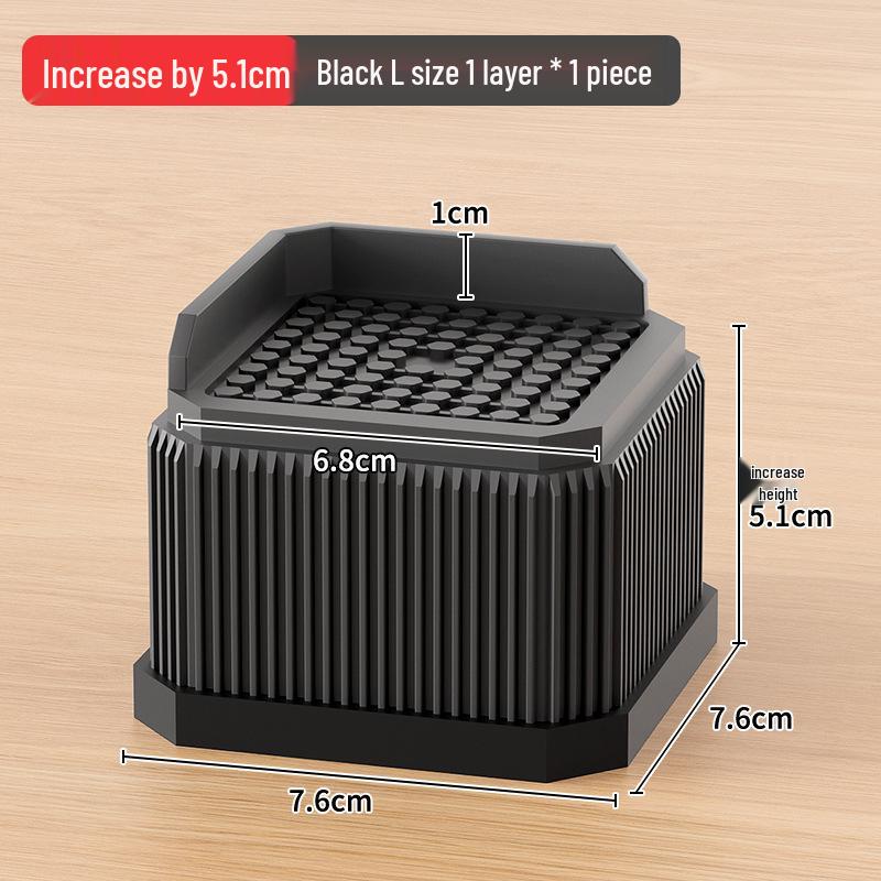 Exclusive Non-Slip Heightening Table and Sofa Leg Pads - Wear-Resistant and Silent