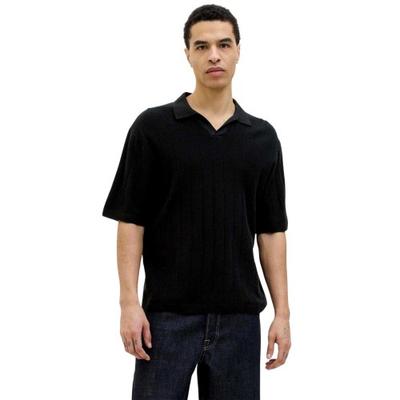 Jack And Jones Mens Ribbed Polo Shirt