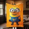 The Minions Breaking Through The Wall Blanket Is Suitable for Beds and Various Other Occasions, Making It A Perfect Gift.