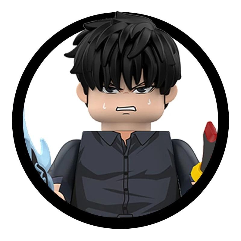 WM6220 WM6221 Anime Cartoon TV Solo Leveling Man S Hunter Level Up Mini Building Blocks Figures Christmas Festival Game Gitf Toy