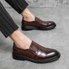 Slip On Casual Men's Business Shoes Gentleman Minimalist Style Design Work or Office Hot Selling Adult Shoes 38-46 Hot New