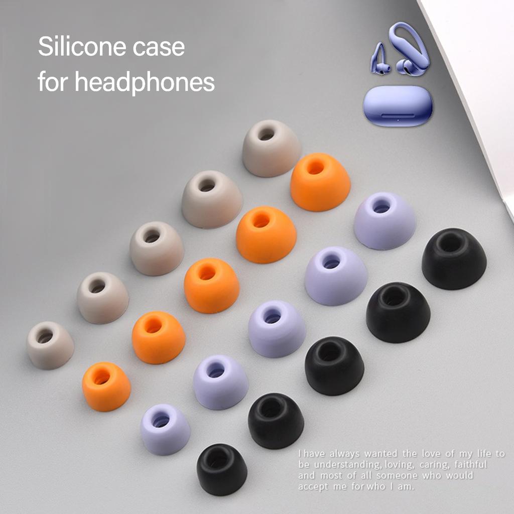 Comfortable Listening Experience Silicone Eartips for PowerbeatsPro2 , Multiple Size Ear Plugs Noise Reductions