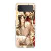 Transparent Phone Case For Samsung Galaxy Z Flip 3 4 5 6 7 Hard Folding PC Z Flip3 Flip4 Cover Heaven Official's Blessing