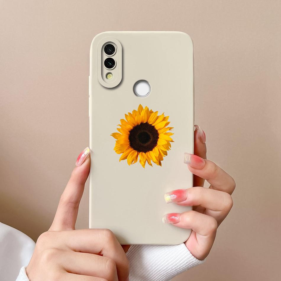 Case For Xiaomi Redmi 7 Cute Candy Painted Cover For Redmi7 Soft Liquid Silicone Upgrade Lens Protection Anti Drop Phone Shell