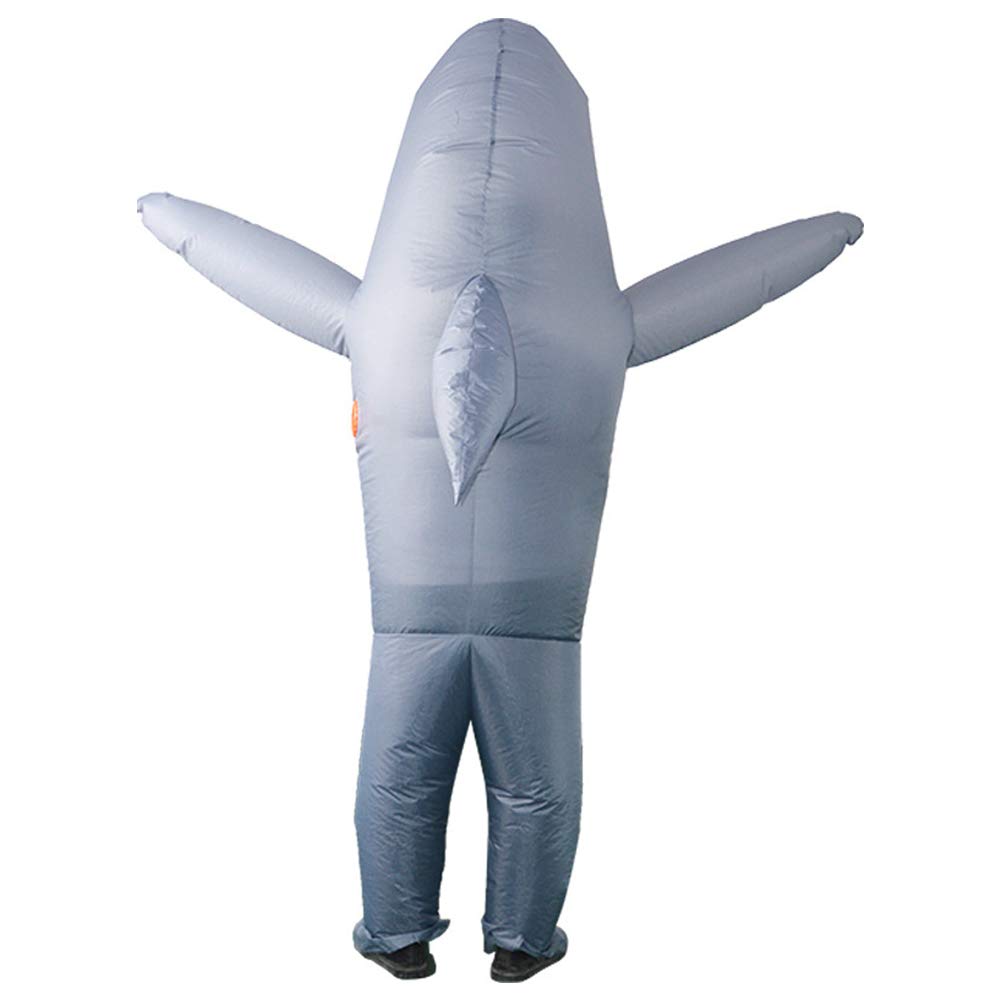 Aufeeky Adult Shark Kigurumi Cosplay Inflatable Perfect for and Costume, Air-Fillable Costume, Christmas, Halloween, Year-End Parties. Lightweight,