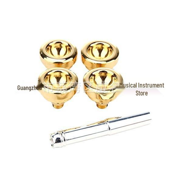 Professional Small Mouthpiece Set - Gold Plated 4 Head with 3C, 5C, 7C, and 1-1/2C Sizes