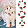 Christmas Elastic Pet Collar with Jingle Bell And Pompom Cute Cat Dog Accessory Festive Pet Supplies Cat Collar