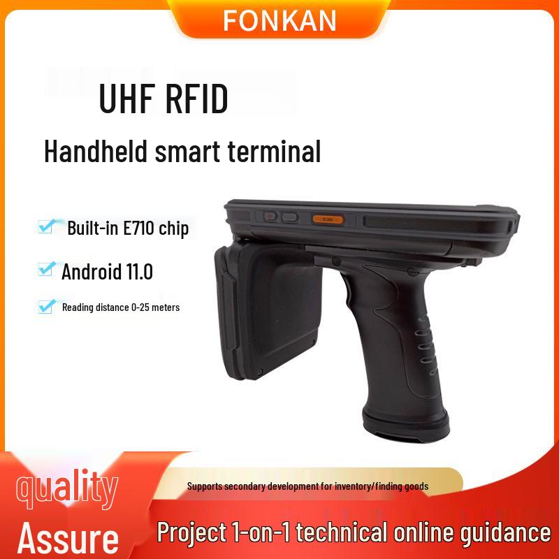 UHF RFID Long-Range Handheld Smart Terminal & Asset Management Scanner UHF Handheld