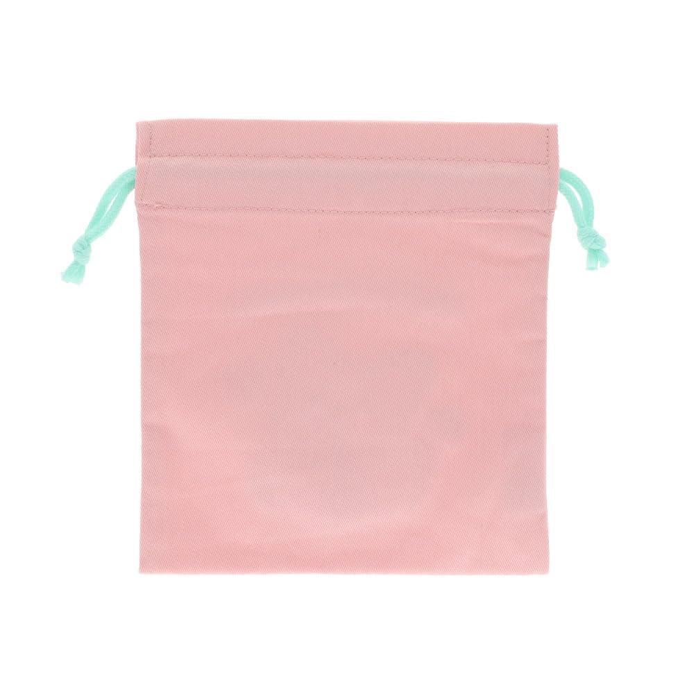 Sunstar Stationery Hanamaru Obake Sanrio Characters Drawstring Sagara S2337215 Bag, Embroidery, Pink,